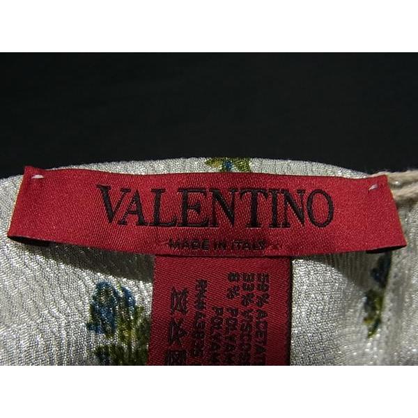■極美品■ VALENTINO GARAVANI ヴァレンティノ ガラヴァーニ アセテート等 フラワー 花 ヘアバンド ターバン グリーン系 FM2912 VALENTINO（ヴァレンティノ） □極美品□ VALENTINO GARAVANI