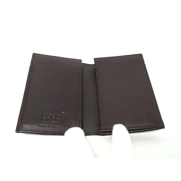 MONTBLANC（モンブラン） □新品□未使用□ レザー 二つ折り 名刺入れ