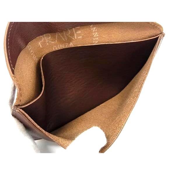 □新品同様□ PRARE プレリー ミニマルクラシック レザー 長財布