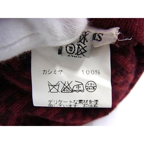 極美品　エルメス　ニット帽　ビーニー　カシミヤ100% H柄　ボルドー　S 極美品 エルメス ニット帽 ビーニー カシミヤ100% H柄 ボルドー S 極美