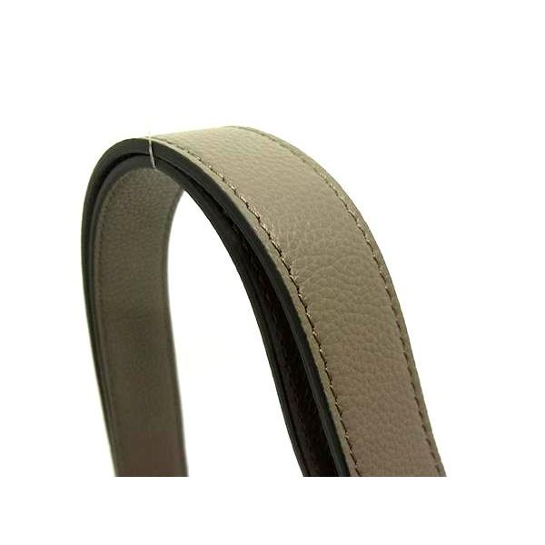 ■新品同様■ VERSACE ヴェルサーチ ヴィルトゥス レザー ワンショルダーバッグ 肩掛け レディース グレージュ系 FN1744 VERSACE（ヴェルサーチェ） □新品同様□ ヴェルサーチ ヴィルトゥス