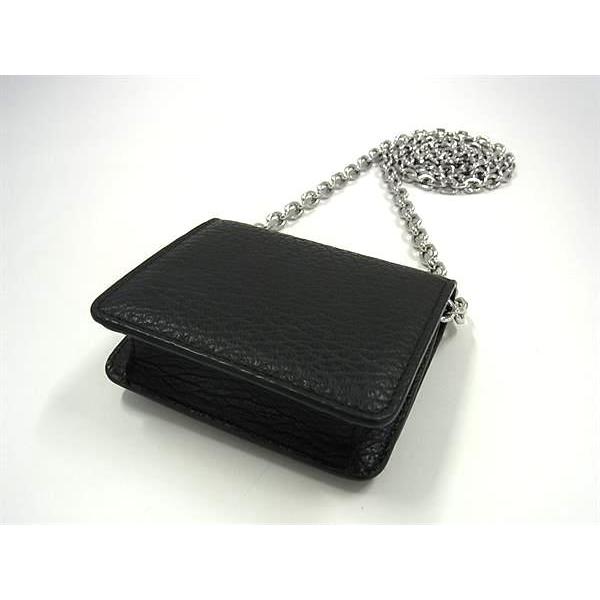 ■新品■未使用■ Maison Margiela メゾン マルジェラ レザー ショルダーバッグショルダーウォレット レディース ブラック系 FN1799 Maison Margiela（メゾンマルジェラ） □新品□未使用□ メゾン
