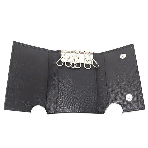 PRADA □極美品□ プラダ サフィアーノレザー 6連 キーケース 鍵