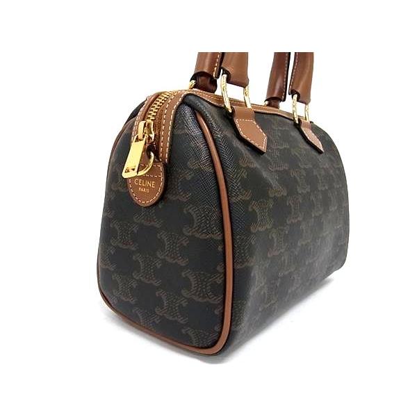 CELINE □極美品□ セリーヌ トリオンフ PVC×レザー 2WAY クロス 