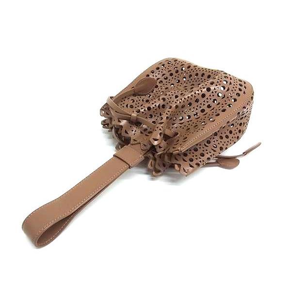 ALAIA □新品同様□ アライア ローズマリー レザー ワンハンドル  