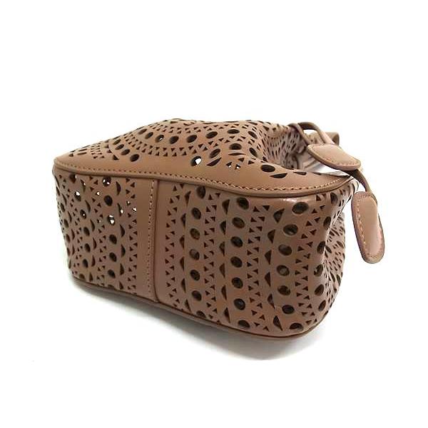 ALAIA □新品同様□ アライア ローズマリー レザー ワンハンドル  
