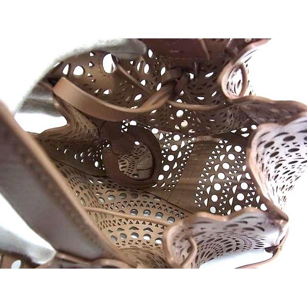 ALAIA □新品同様□ アライア ローズマリー レザー ワンハンドル  