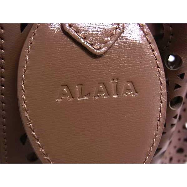 ALAIA □新品同様□ アライア ローズマリー レザー ワンハンドル  