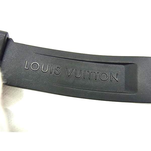 LOUIS VUITTON ルイヴィトン R15729 モノグラム タンブール用 ラバーストラップ 腕時計 替えベルト メンズ ブラック系 FN7653 | LOUIS VUITTON | 02
