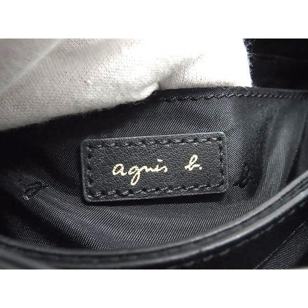 agnes b.（アニエスベー） □新品同様□ レザー 2WAY クロスボディ