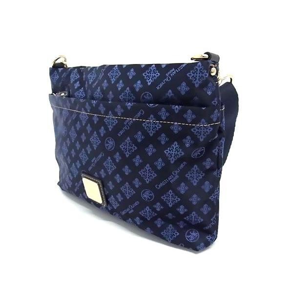 ■新品■未使用■ CHRISTIAN OLIVIER クリスチャンオリビエ ナイロン×キャンバス ショルダーバッグ 肩掛け ブラック系 FP9169 | christian olivier | 02