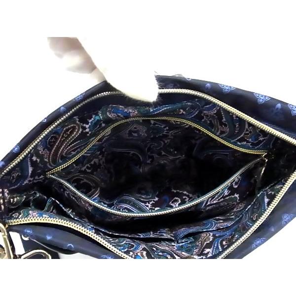 ■新品■未使用■ CHRISTIAN OLIVIER クリスチャンオリビエ ナイロン×キャンバス ショルダーバッグ 肩掛け ブラック系 FP9169 | christian olivier | 08