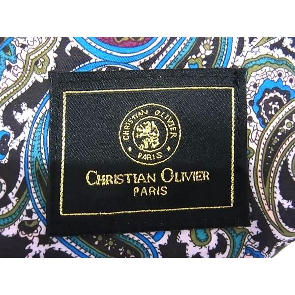 ■新品■未使用■ CHRISTIAN OLIVIER クリスチャンオリビエ ナイロン×キャンバス ショルダーバッグ 肩掛け ブラック系 FP9169 | christian olivier | 09