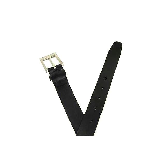 BVLGARI（ブルガリ） □美品□ レザー シルバー金具 ベルト ビジネス