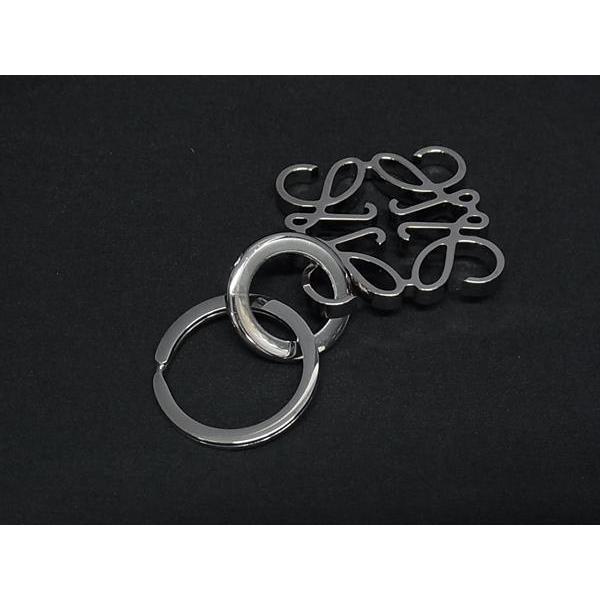 LOEWE □新品同様□ ロエベ アナグラム キーリング キーホルダー