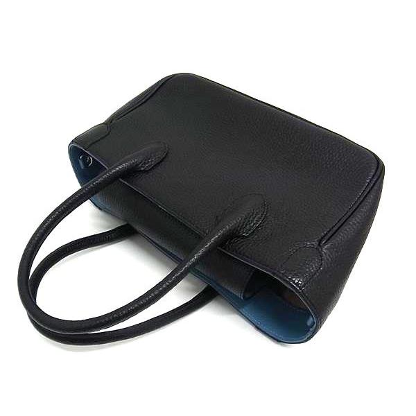 ■新品同様■ ADMJ エーディーエムジェイ レザー アールデコモチーフ ハンドバッグ トートバッグ レディース ブラック系 FS1579 □新品同様□ ADMJ エーディーエムジェイ レザー アールデコモチーフ