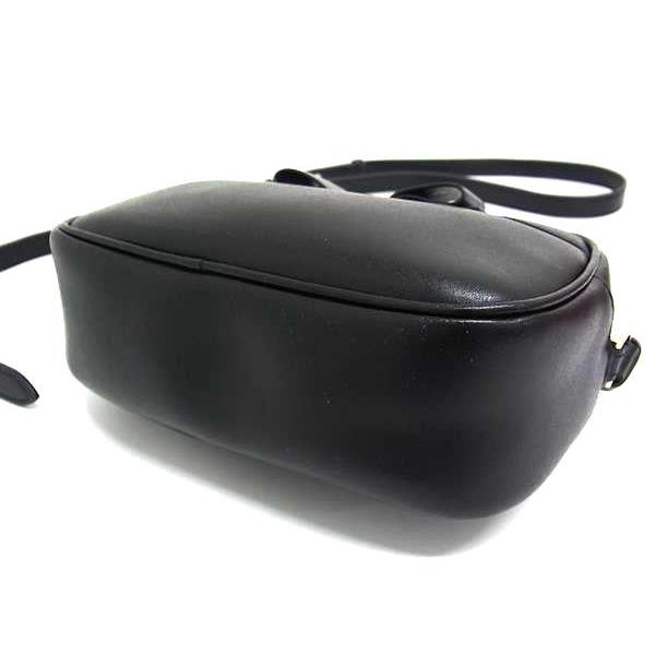 ■極美品■ Salvatore Ferragamo フェラガモ ヴァラリボン レザー ショルダーバッグ 斜め掛け 肩掛け レディース ブラック系 FS2877 | FERRAGAMO | 06