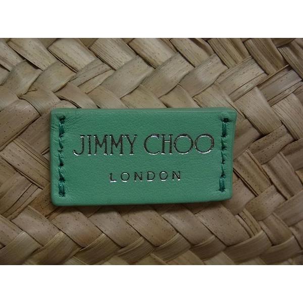 JIMMY CHOO（ジミーチュウ） □新品同様□ ストロー×レザー 2WAY
