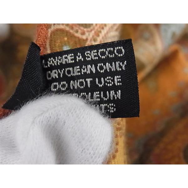 ETRO □新品同様□ エトロ ウール70%×シルク30% ペイズリー柄 スカーフ  