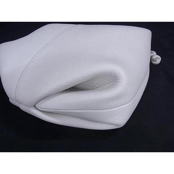 ■美品■ POLENE ポレーヌ ベリ レザー ショルダーバッグ 肩掛けかばん レディース ライトグレー系 FT0546 | POLENE | 06