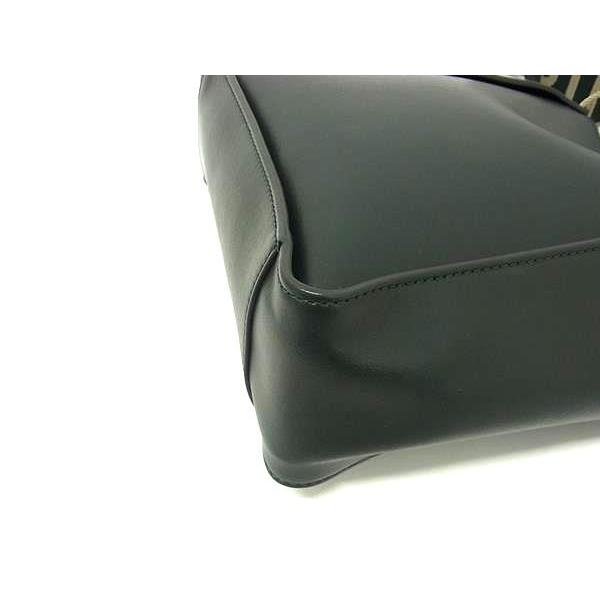 ■極美品■ STELLA McCARTNEY ステラ マッカートニー レザー ショルダーバッグ クロスボディ レディース ダークグリーン系 FT0558 | Stella McCartney | 06