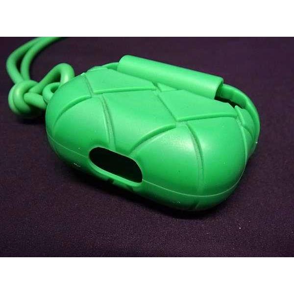 【美品】ボッテガヴェネタ イントレチャート エアタグケース グリーン 付属品あり 美品】ボッテガヴェネタ イントレチャート エアタグケース