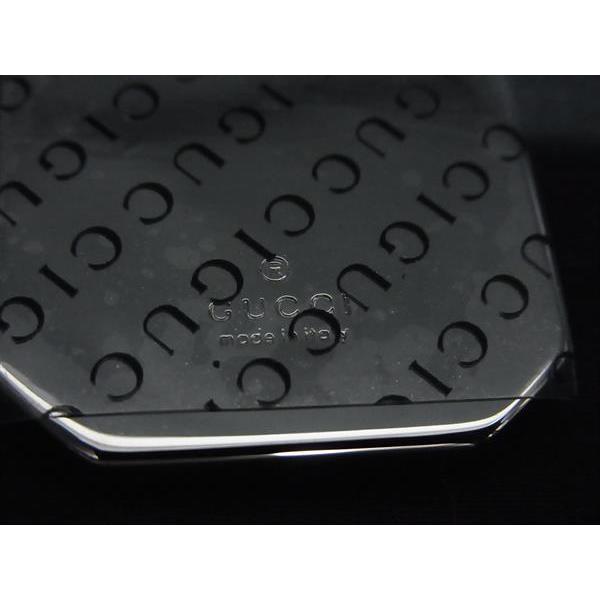 ■新品同様■ GUCCI グッチ レザー キーホルダー キーリング チャーム レディース メンズ ブラック系×シルバー系 FT2728 | GUCCI | 02