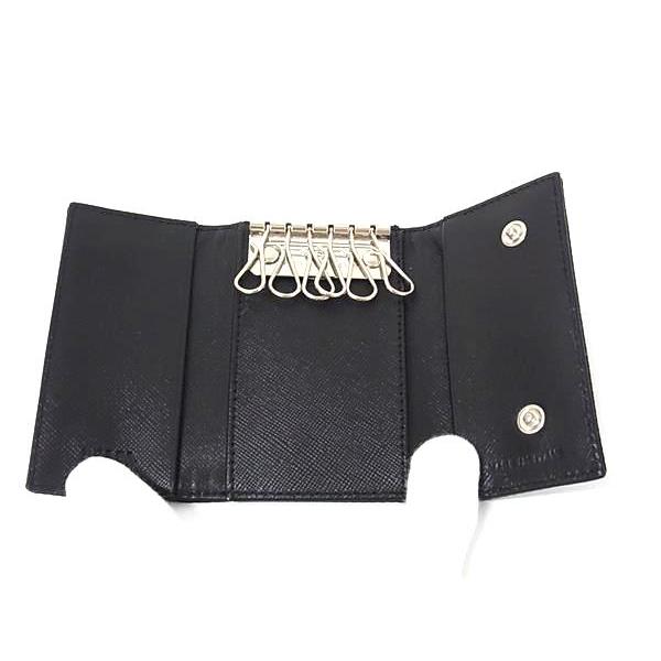 ■新品同様■ PRADA プラダ M222 テスートナイロン 6連 キーケース 鍵入れ  メンズ レディース ブラック系 FU2364 | PRADA | 02