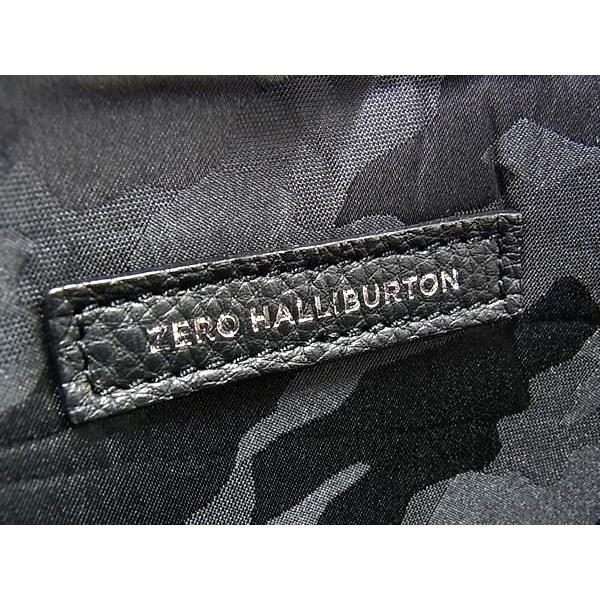 ■新品同様■ ZERO HALLIBURTON ゼロハリバートン レザー 2WAY クロスボディ ビジネスバッグ ショルダー 斜め掛け ブラック系 FU3265 ZERO HALLIBURTON（ゼロハリバートン） □新品同様□ レザー 2WAY