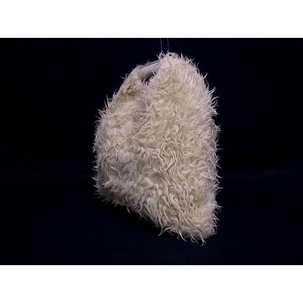 ■美品■ MM6 Maison エムエムシックス メゾン マルジェラ ミニ ジャパニーズ ファー ハンドバッグ ベージュ系 FU4191 | MM6 | 02