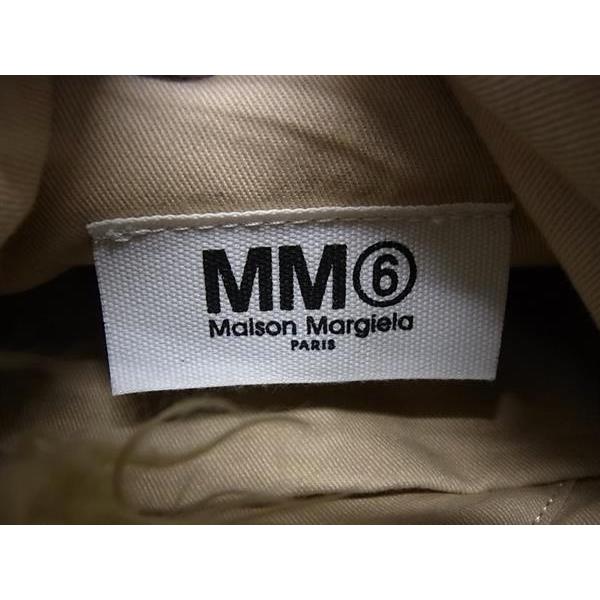 ■美品■ MM6 Maison エムエムシックス メゾン マルジェラ ミニ ジャパニーズ ファー ハンドバッグ ベージュ系 FU4191 | MM6 | 08