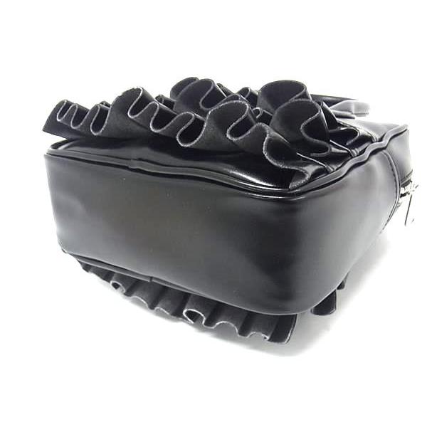 ■新品■未使用■ COMME des GARCONS コム デ ギャルソン レザー ガール フリル ハンドバッグ トートバッグ ブラック系 FU4895 | COMME des GARCONS | 03