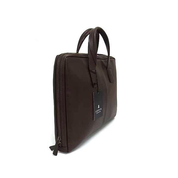 ✨未使用✨ LANVIN ランバン ビジネスバッグ レザー B4 ブラウン LANVIN（ランバン） □新品□未使用□ レザー ハンドバッグ ビジネス