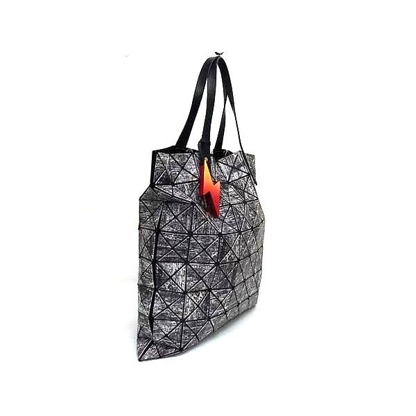 ■美品■ BAO BAO ISSEY MIYAKE バオバオイッセイミヤケ ルーセントプロ PVC ハンドバッグ トート レディース ブラック系 FU5545 | BAO BAO ISSEY MIYAKE | 01