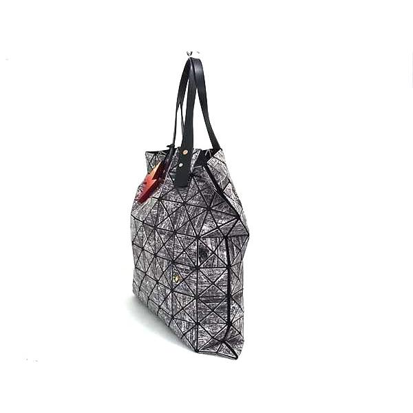 ■美品■ BAO BAO ISSEY MIYAKE バオバオイッセイミヤケ ルーセントプロ PVC ハンドバッグ トート レディース ブラック系 FU5545 | BAO BAO ISSEY MIYAKE | 02