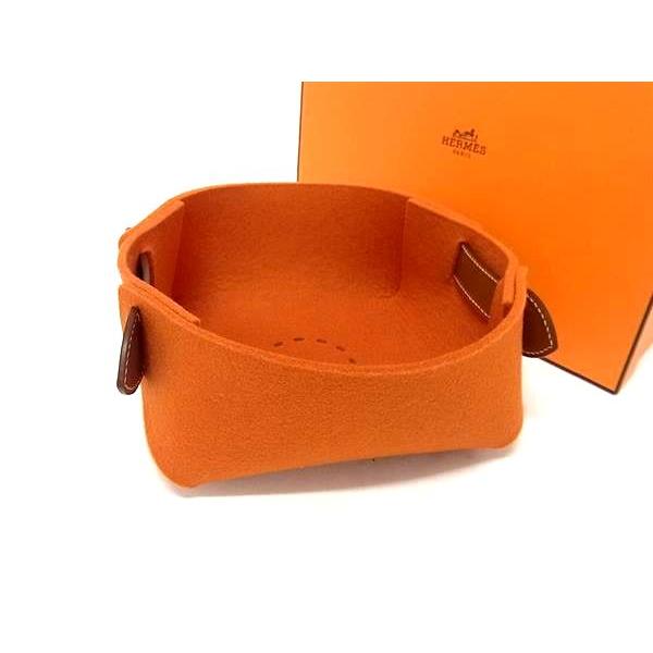 ✨美品✨ HERMES エルメス ヴィドポッシュ 小物入れ レザー オレンジ系 HERMES（エルメス） □新品同様□ ヴィド ポッシュ パスパスGM