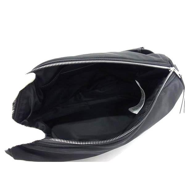 ■新品同様■ AMI PARIS アミパリス ナイロン ワン ショルダーバッグ クロスボディ 斜め掛け 肩掛け レディース ブラック系 FU7768 | AMI Alexandre Mattiussi | 07