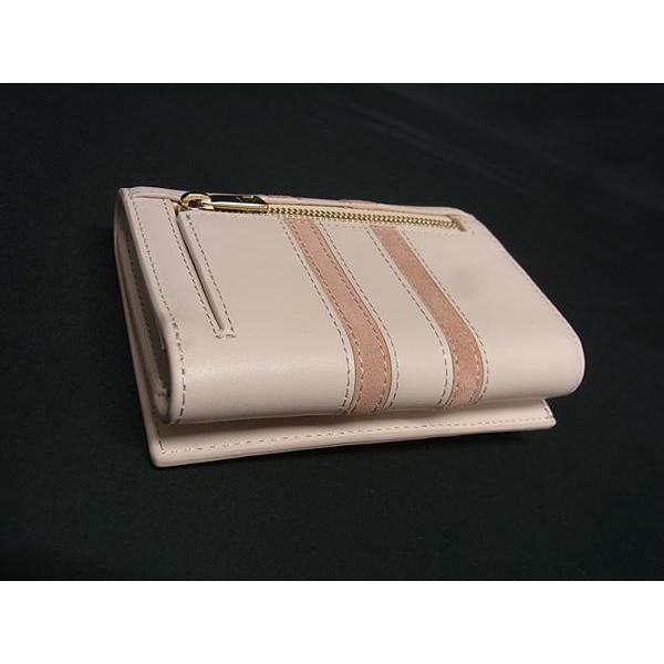■極美品■ FURLA フルラ シレナ レザー 三つ折り 財布 ウォレット 札入れ 小銭入れ カード入れ レディース ライトピンク系 FV3752 FURLA（フルラ） □極美品□ シレナ レザー 三つ折り 財布 ウォレット