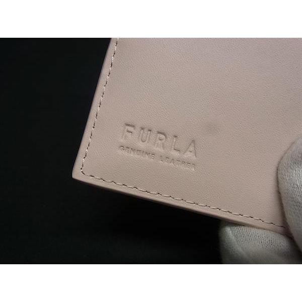 ■極美品■ FURLA フルラ シレナ レザー 三つ折り 財布 ウォレット 札入れ 小銭入れ カード入れ レディース ライトピンク系 FV3752 FURLA（フルラ） □極美品□ シレナ レザー 三つ折り 財布 ウォレット