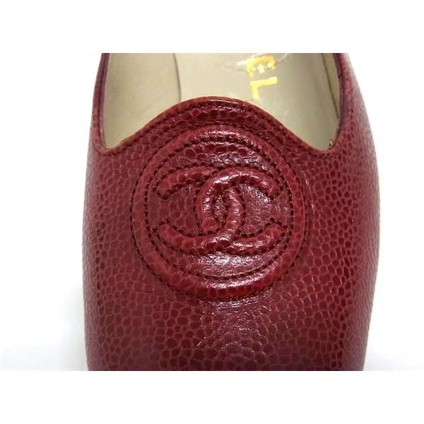 CHANEL（シャネル） □美品□ ココマーク キャビアスキン ヒール