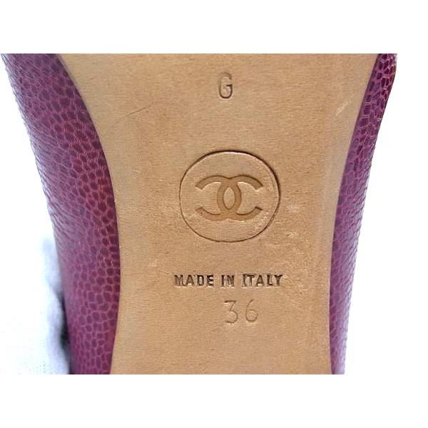 CHANEL（シャネル） □美品□ ココマーク キャビアスキン ヒール