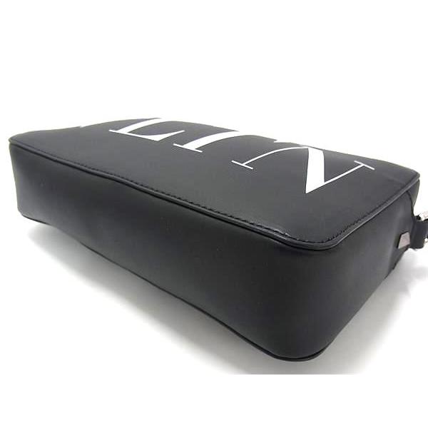 VALENTINO ロゴ入り ブラックバッグ Valentino Garavani ロコ レザーショルダーバッグ ミニ | ブラック