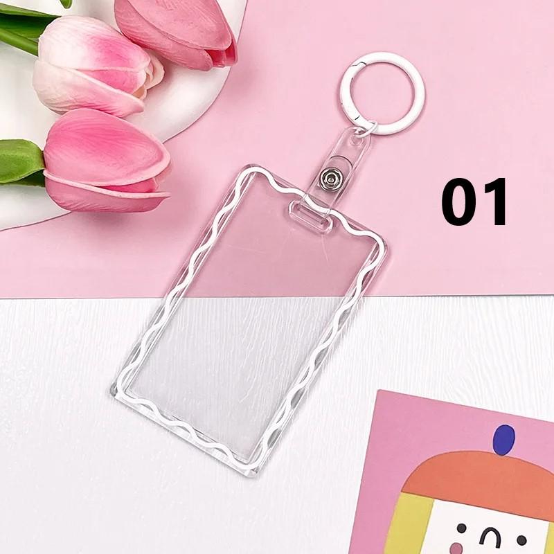 トレカ ケース 韓国 透明 シンプル ウェーブ うねうね 可愛い 推し活