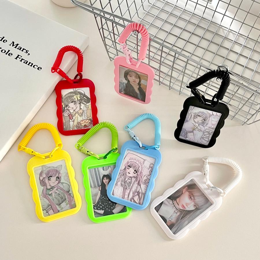 トレカ ケース ウェーブ うねうね 韓国 パスケース カード 定期