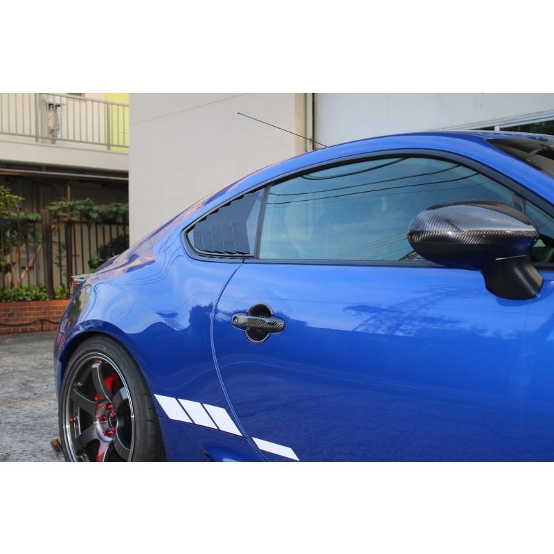 YR-Advance GR86,BRZ用 ZD8/ZN8 サイドルーバー（艶あり黒