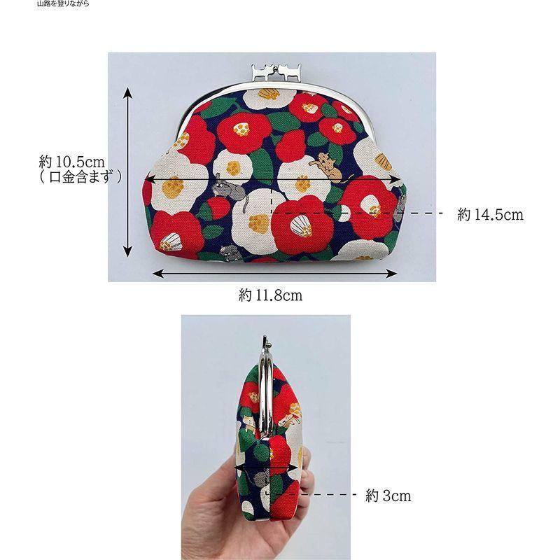 ビアンデュ ペアねこ がま口財布 小銭入れ 小物入れ ポーチ 大容量 日本製 京都 ネコ 動物 プリント柄 たいこねこ 紺 Yu1fydmreb Glowlibros Com Ar