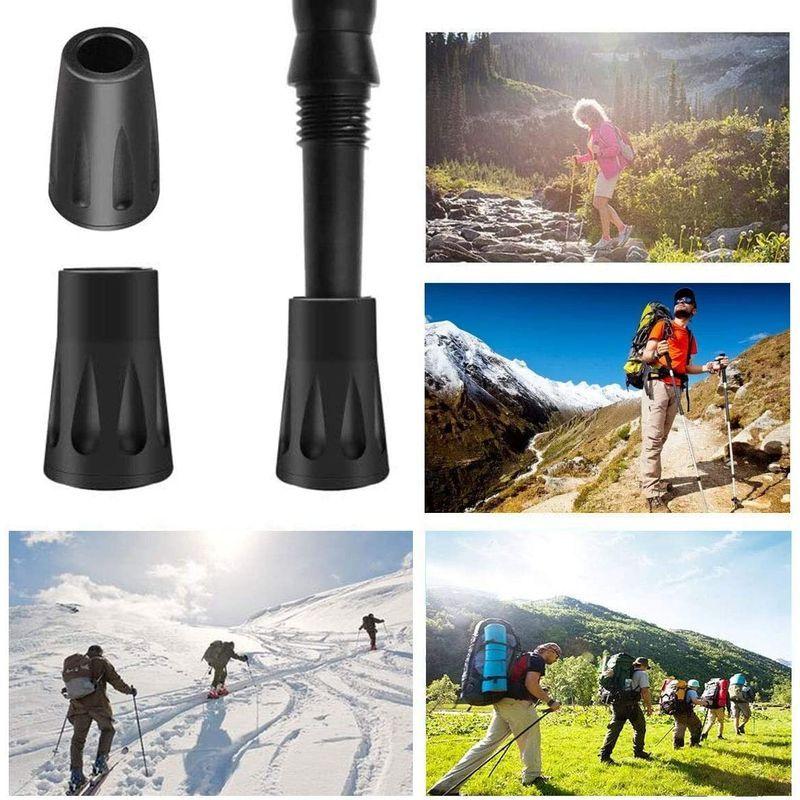 激安セール】 トレッキングポール用 プロテクター 汎用品替えゴム4個セット キャップ 登山 トレッキングポール用 プロテクター 替えゴム4個セット 登山 ポール用キャップ