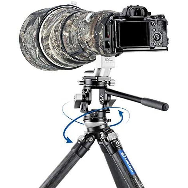 LEOFOTO 2way雲台 パンニングクランプ装備 アルカスイス互換 VH-30R ［ビデオ雲台］ 