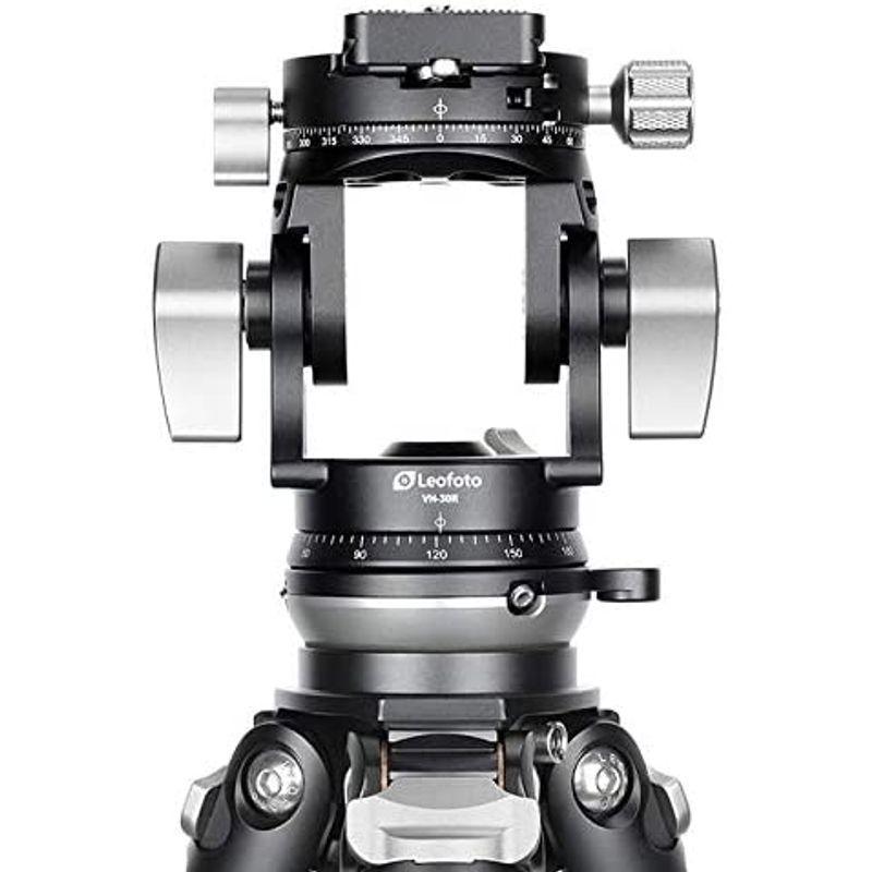 LEOFOTO 2way雲台 パンニングクランプ装備 アルカスイス互換 VH-30R ［ビデオ雲台］ 