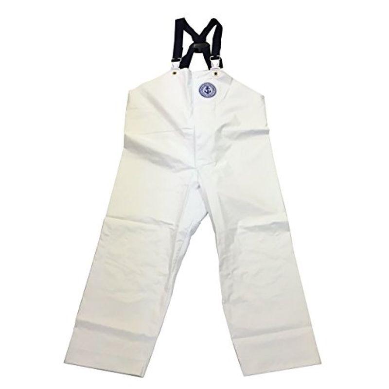 KURAHUTERU(クラフテル) イカリ印 フィッシャーマン レインウエアー 胸付ズボン前開 M 白 11EA119